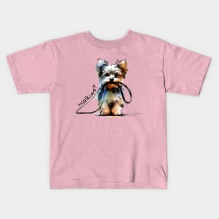 WALKIES- Yorkie Kids T-Shirt